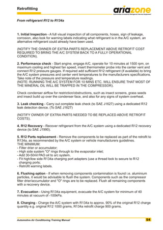 R104a Sign Automotive air conditioning training manual | PDF