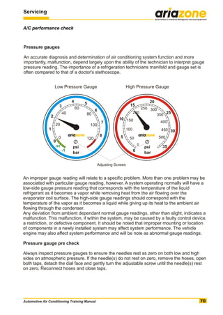Automotive air conditioning training manual | PDF