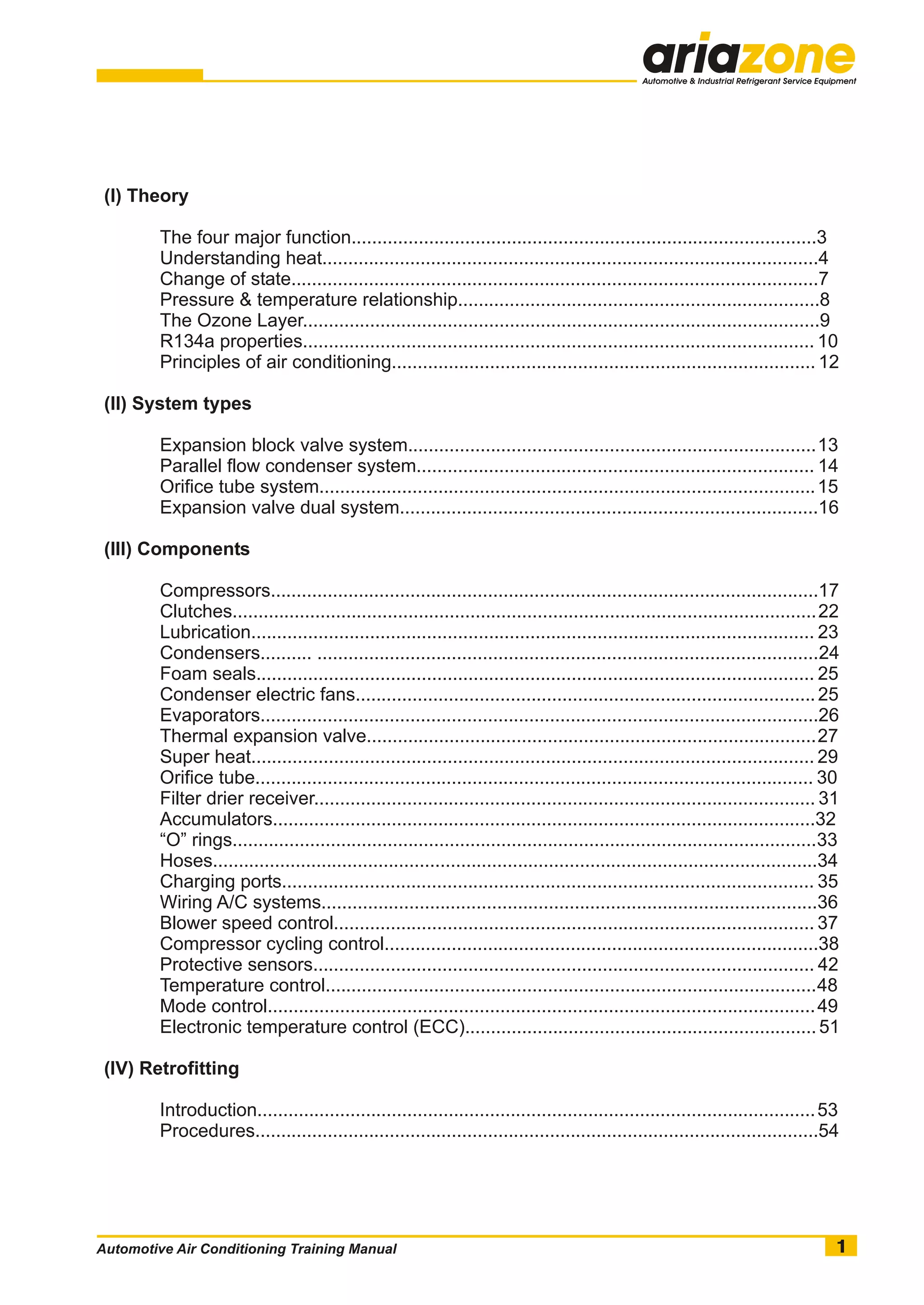 Automotive air conditioning training manual | PDF