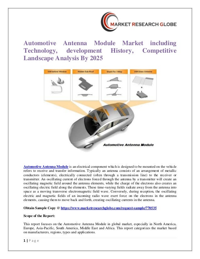 Automotive antenna module market 