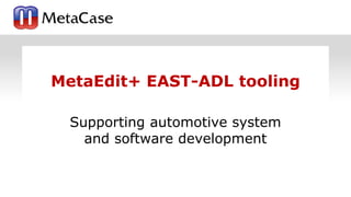 Automotive architecture examples with EAST-ADL models | PDF