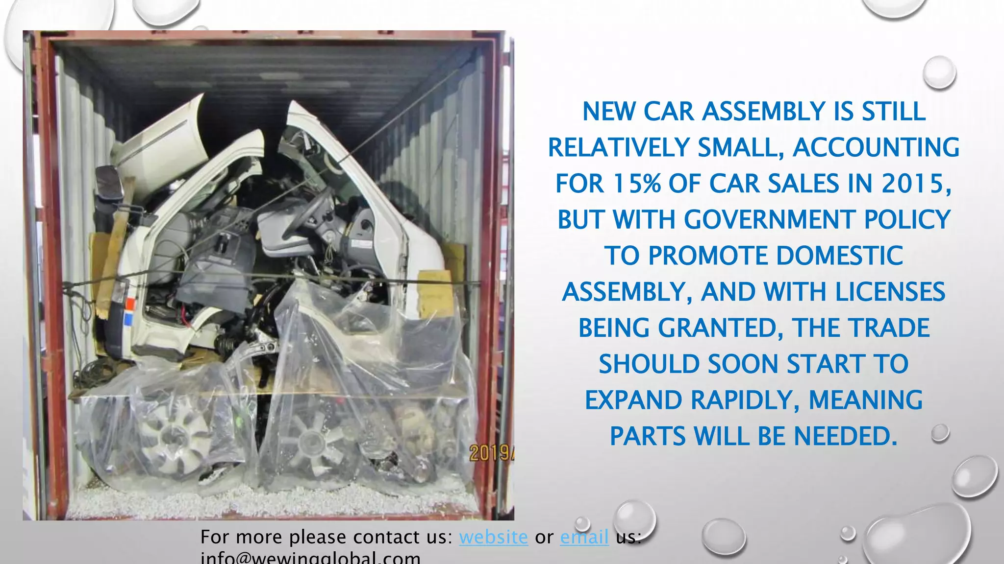 SPARE PARTS BUSINESS INVESTMENT OPPORTUNITIES IN NIGERIA PPT