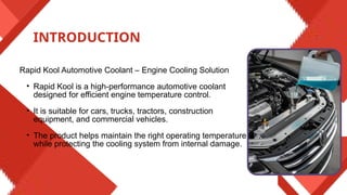 Engine Kool Automotive Coolant for All Vehicles Plus | PPTX