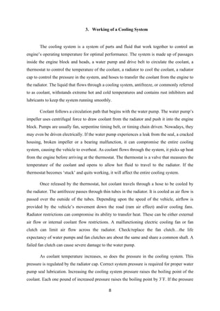Automotive cooling system project | PDF