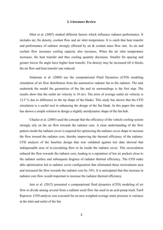 Automotive cooling system project | PDF