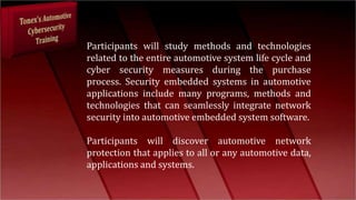 Network Security for Automotive Embedded Systems