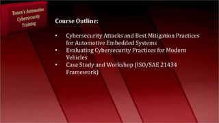 Network Security for Automotive Embedded Systems