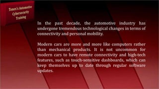 Network Security for Automotive Embedded Systems