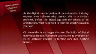 Network Security for Automotive Embedded Systems