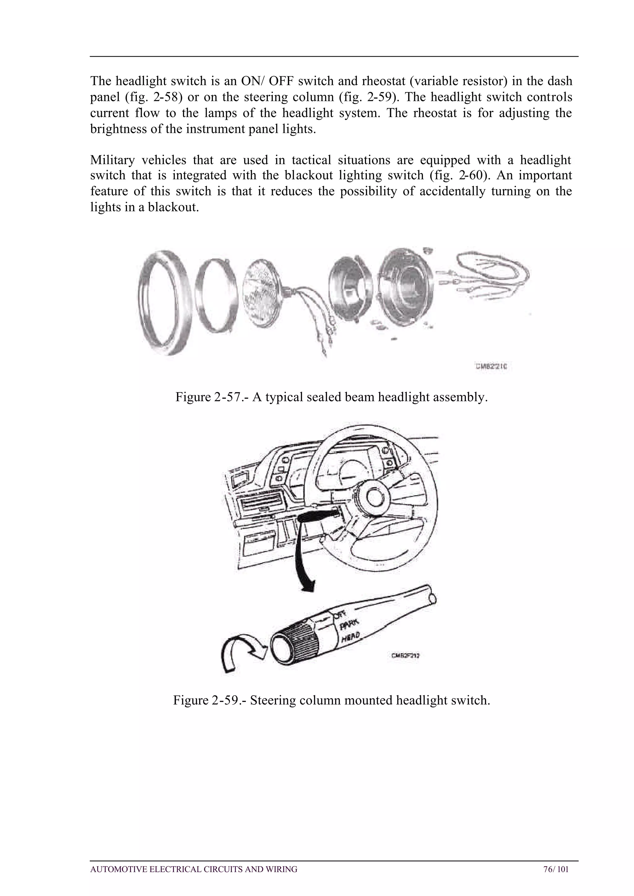 Automotive electrical circuits and wiring book | PDF