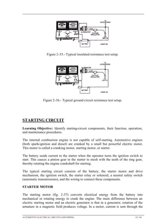 Automotive electrical circuits and wiring book PDF