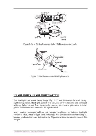 Automotive electrical circuits and wiring book | PDF