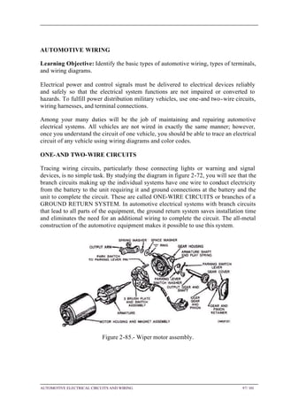 Automotive electrical circuits and wiring book | PDF