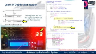 https://www.facebook.com/groups/embedded.system.KS/
Follow us
Press
here
#LEARN_IN DEPTH
#Be_professional_in
embedded_system
20
T1 will pull on the PB2
If it is pressed then will
Set the E1 (event)
Learn in Depth what happen
 