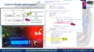 https://www.facebook.com/groups/embedded.system.KS/
Follow us
Press
here
#LEARN_IN DEPTH
#Be_professional_in
embedded_system
22
Then will press the
PB2
T2 is released and
since
P(T2) > P(T1), T2
runs (C period),
Learn in Depth what happen
 