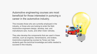 Automotive Engineering Courses 2023