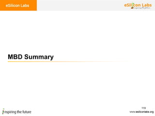119
MBD Summary
 