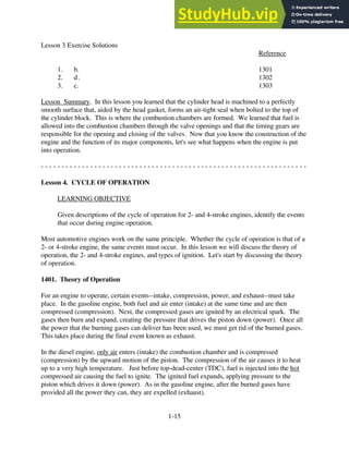AUTOMOTIVE ENGINE MAINTENANCE AND REPAIR | PDF
