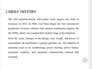 Automotive fuel system presentation | PDF