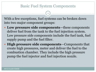 Components Full Fuel System Automotive Fuel system-- Part III | PPTX