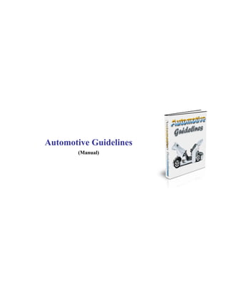 Automotive Guidelines
(Manual)
 