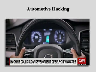 Automotive Hacking
 
