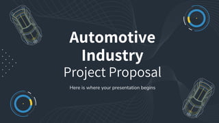 Automotive
Industry
Project Proposal
Here is where your presentation begins
 