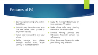 Automotive infotainment system | PPTX
