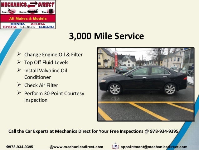 automotive maintenance schedules