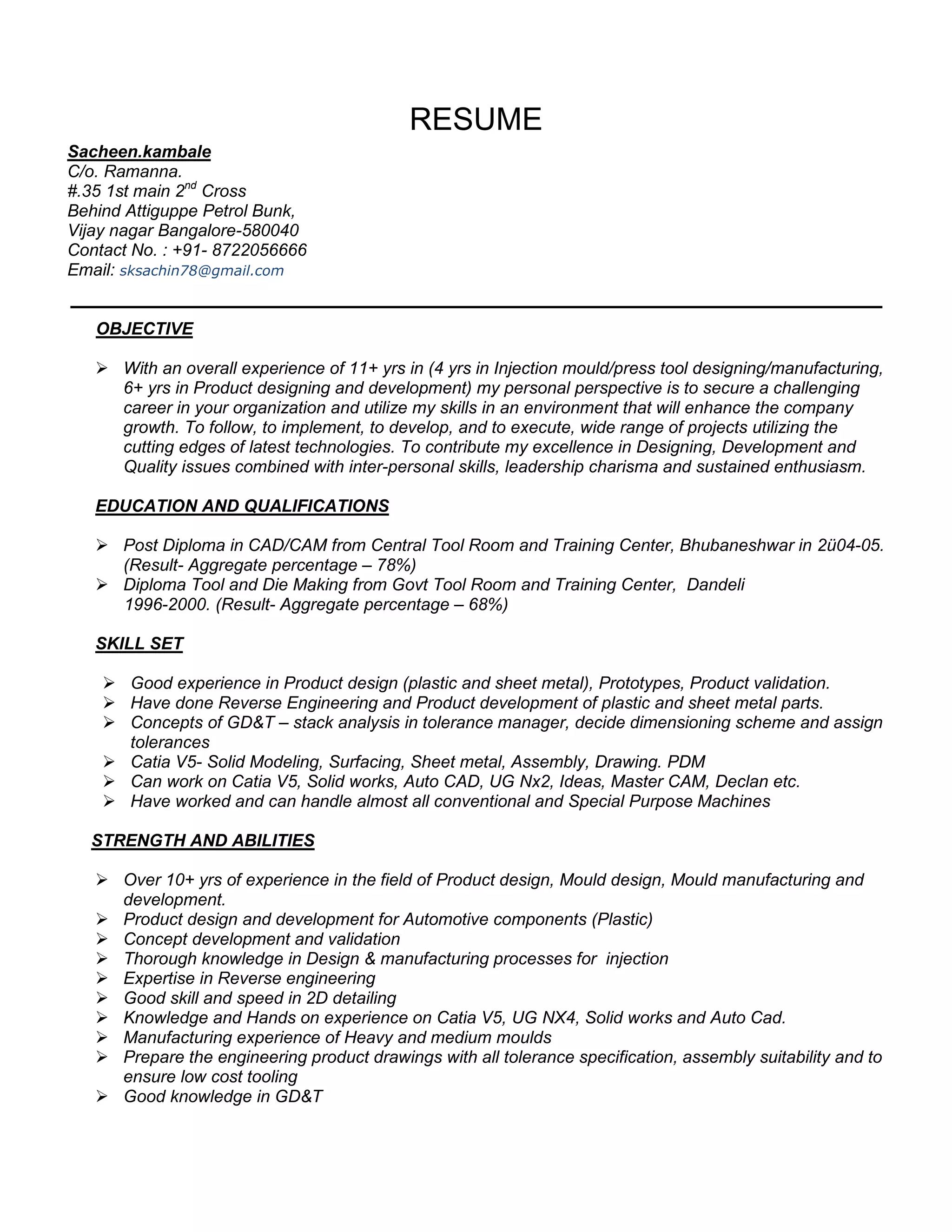 Automotive Resume Sacheen 09 - Automotive Resume Sacheen 09 1 2048 