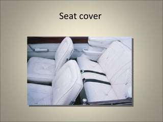 Seat cover
 