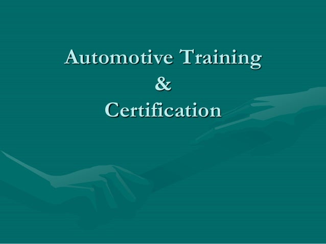 Automotive training
