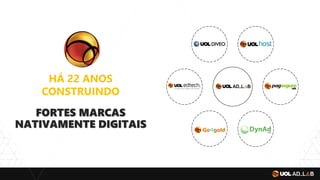 FORTES MARCAS
NATIVAMENTE DIGITAIS
HÁ 22 ANOS
CONSTRUINDO
 