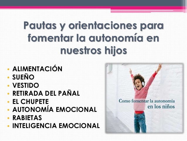Autonomía 1ºciclo
