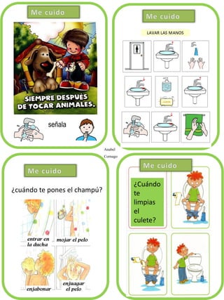 ¿cuándo te pones el champú?
¿Cuándo
te
limpias
el
culete?
Anabel
Cornago
señala
 