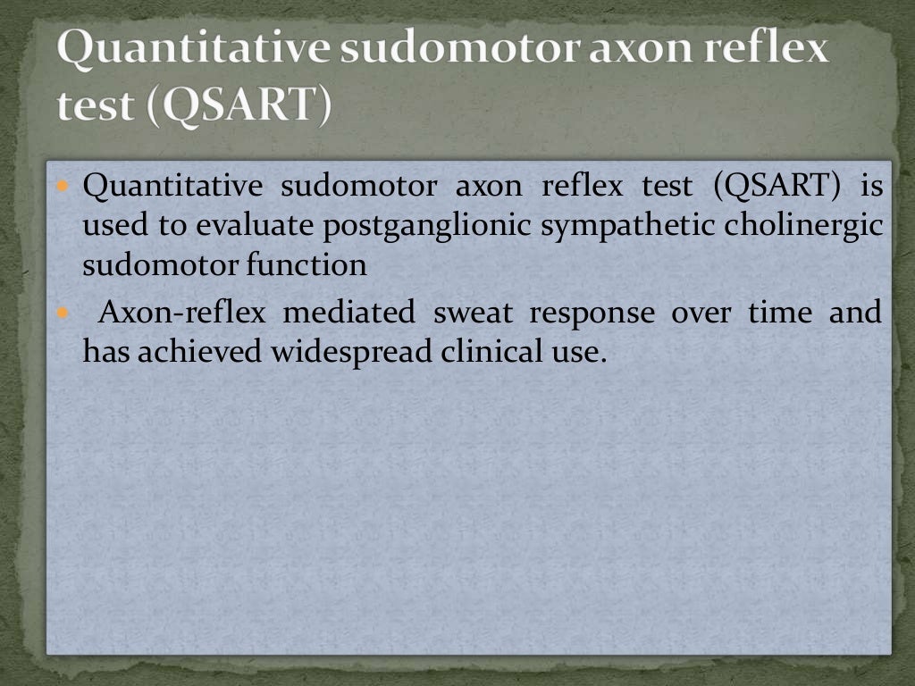 Autonomic function testing