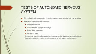 Autonomic nervous system | PPTX