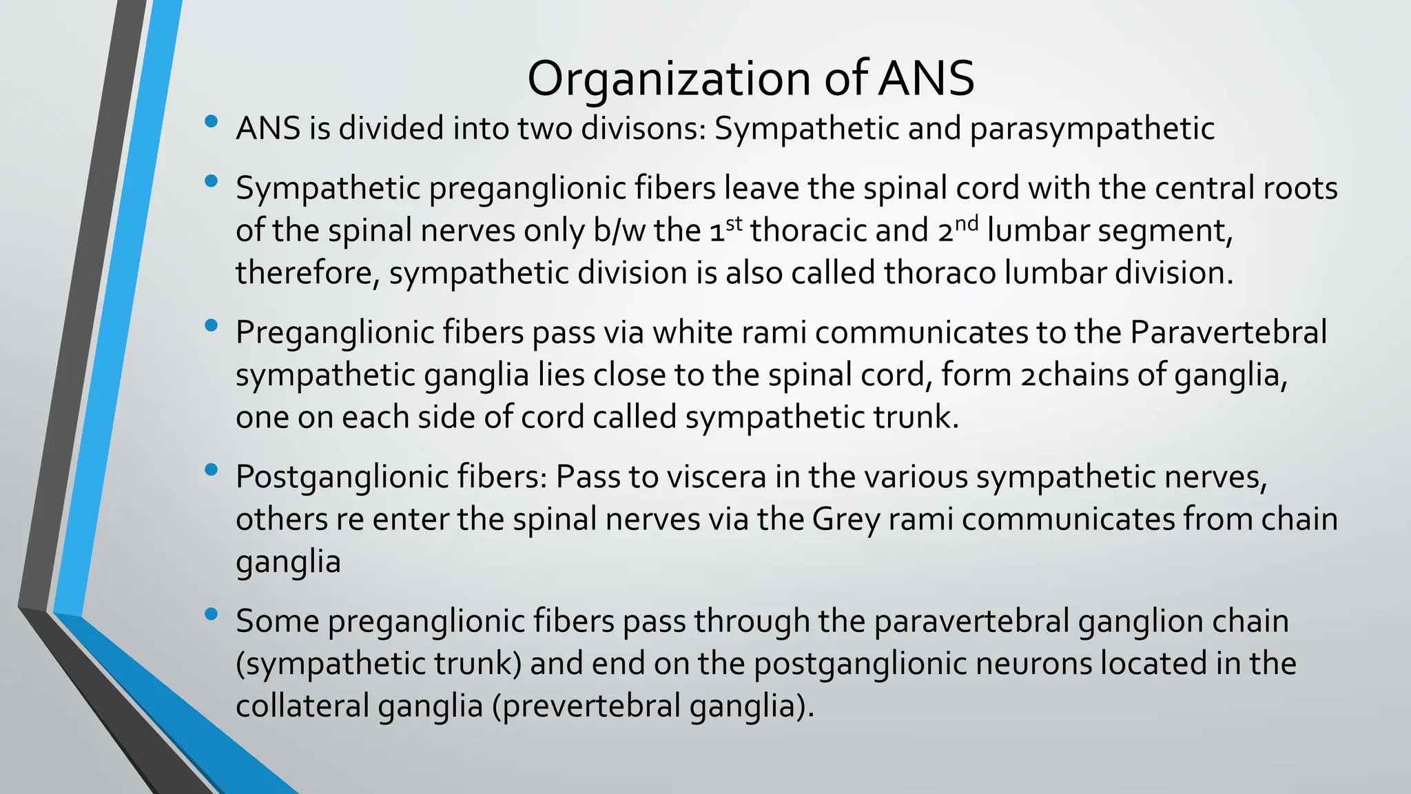 Autonomic nervous system sympathetic and parasympathetic system | PPTX