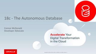 The Oracle Autonomous Database | PPTX
