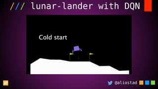 @aliostad
/// lunar-lander with DQN
 
