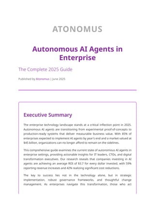 Autonomous AI Agents in Enterprise: The Complete 2025 Guide - Atonomus.pdf