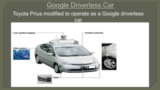 Autonomous car(driver less car) (self driving car) | PPTX