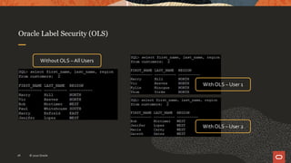 Autonomous Database Security Features | PPTX