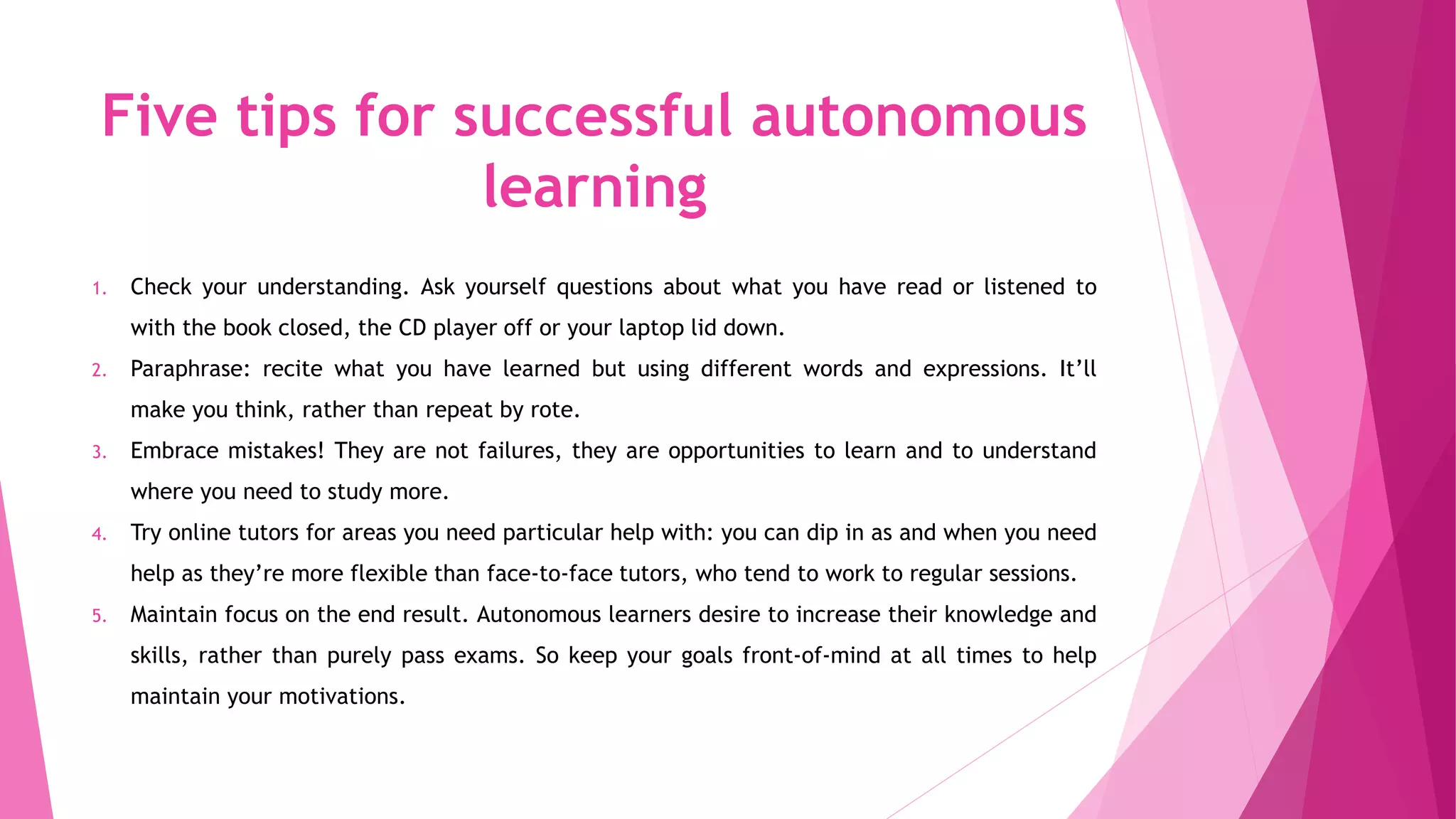 Autonomous Learning Sem 3.pptx