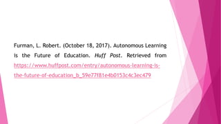 Autonomous Learning Sem 3.pptx