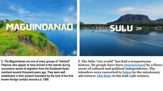 》Mindanao may not be the most preferred
tourist destination in the country due to past
security concerns but it actually h...