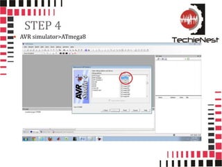 Simulation Avr Embedded Application : An Autonomous Robot or Line Follower Bot | PPTX
