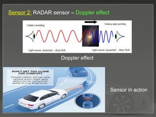 Sensor 2: RADAR sensor – Doppler effect
Sensor in action
Doppler effect
 