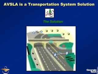 42 
AVSLA is a Transportation System Solution 
The Solution 

