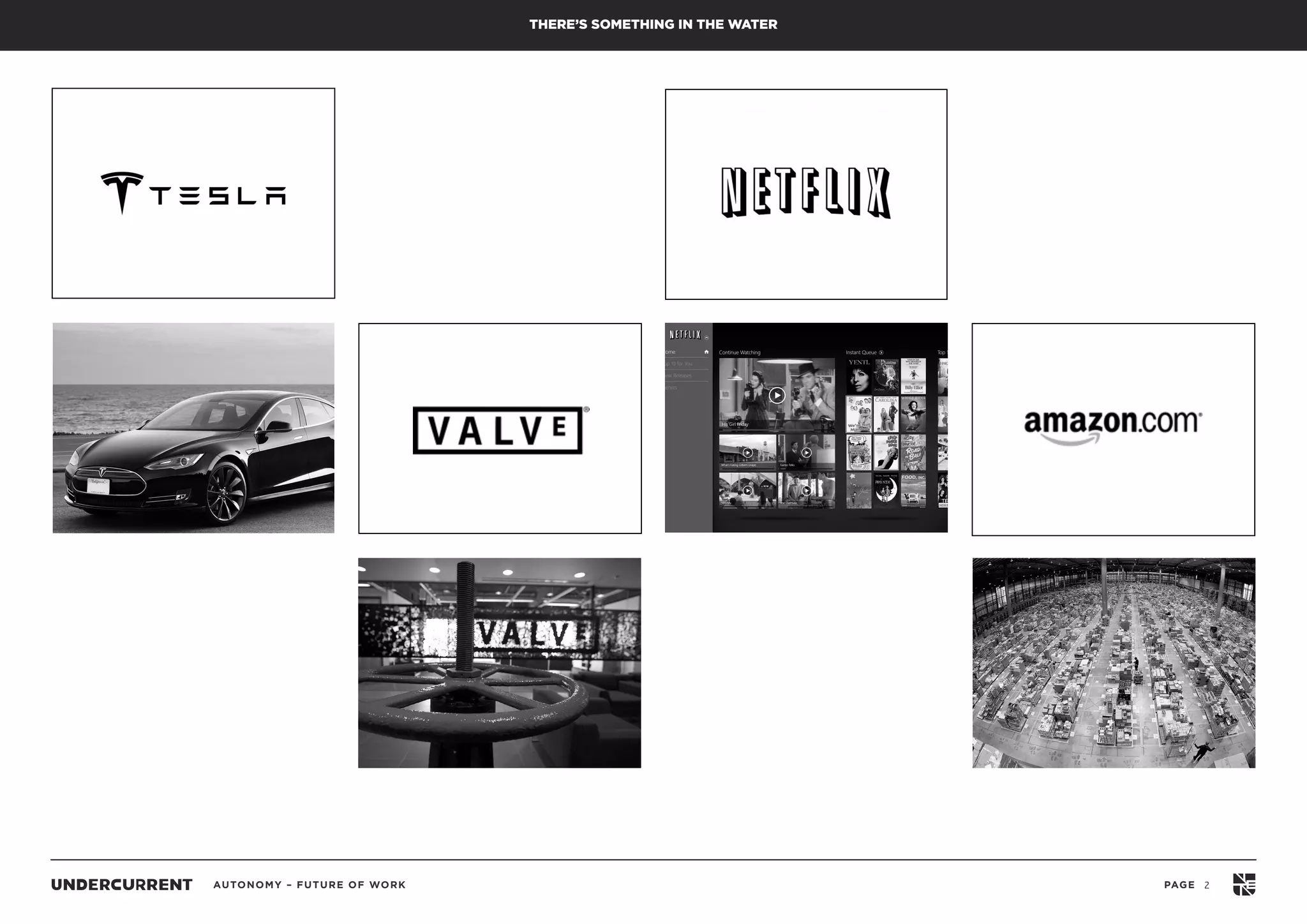 AUTONOMY – FUTURE OF WORK PAGE 2
THERE’S SOMETHING IN THE WATER
 
